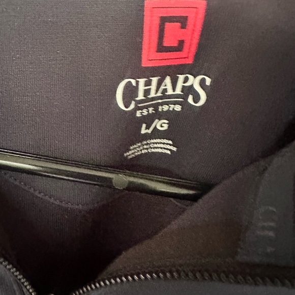 Chaps Navy Performance Jacket - Picture 5 of 5